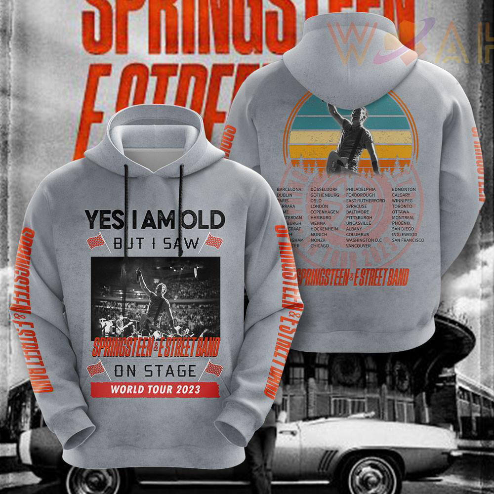 Bruce Springsteen World Tour 2023 Hoodie WOAHTEE23923S2