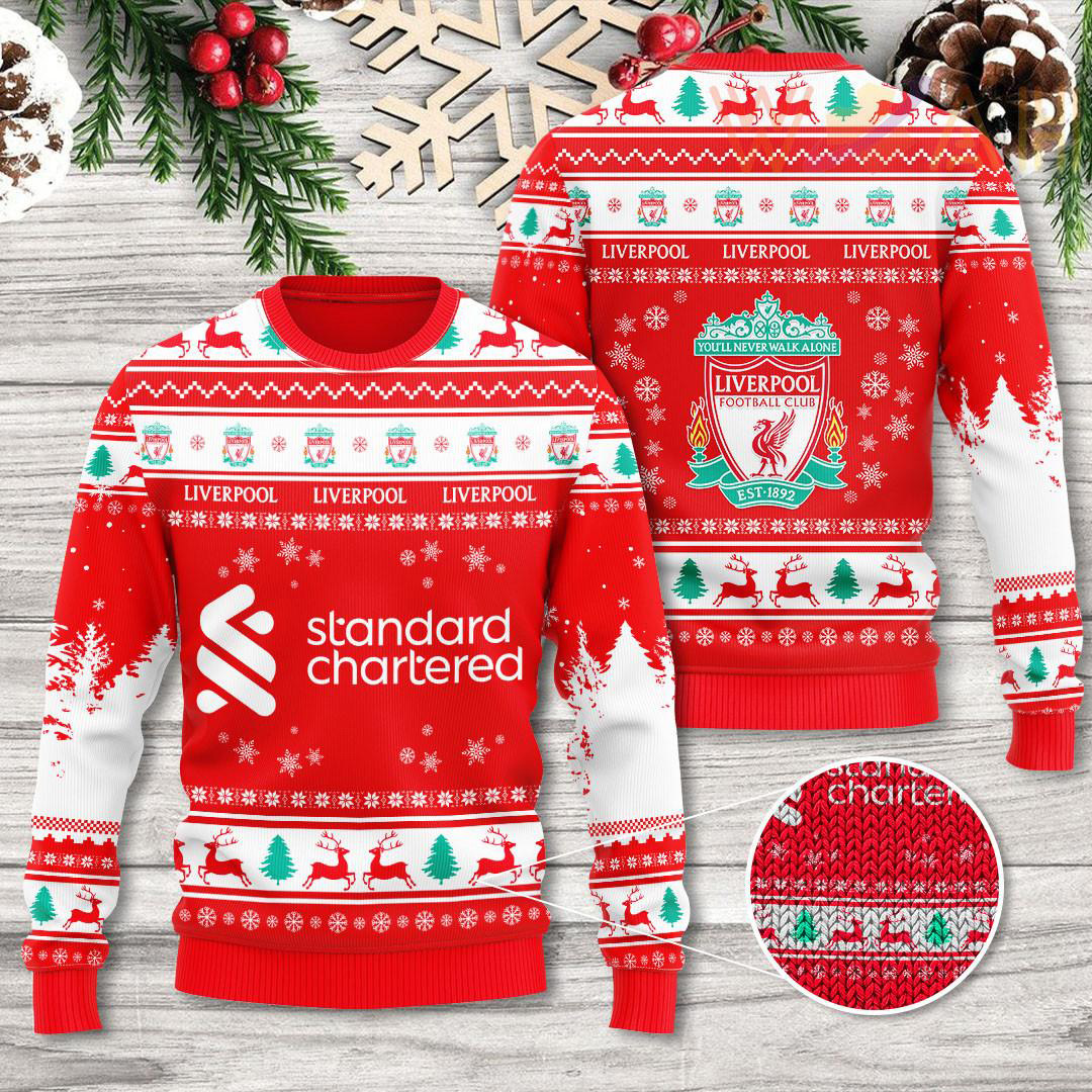 Liverpool Football Club Ugly Sweater WOAHTEE14923S3