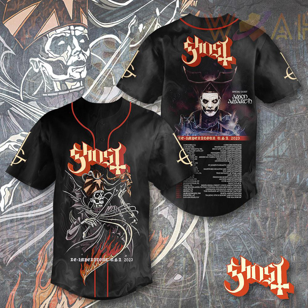 Ghost Band baseball jersey WOAHTEE021023S4