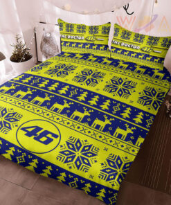 VR46 Valentino Rossi luxury Christmas bedding set WOAHTEE231023S5 img