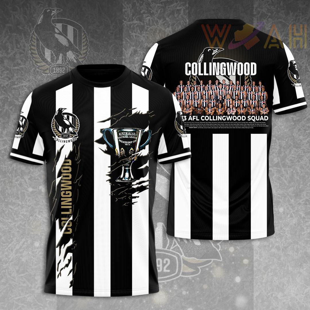AFL Premiers Collingwood FC 2023 T shirt WOAHTEE031123S4
