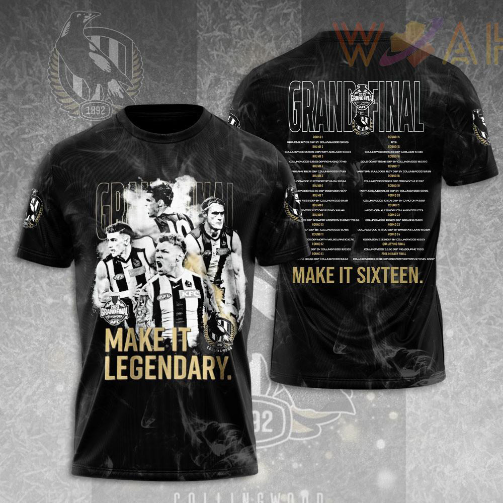 Collingwood Magpies T shirt WOAHTEE091123S5