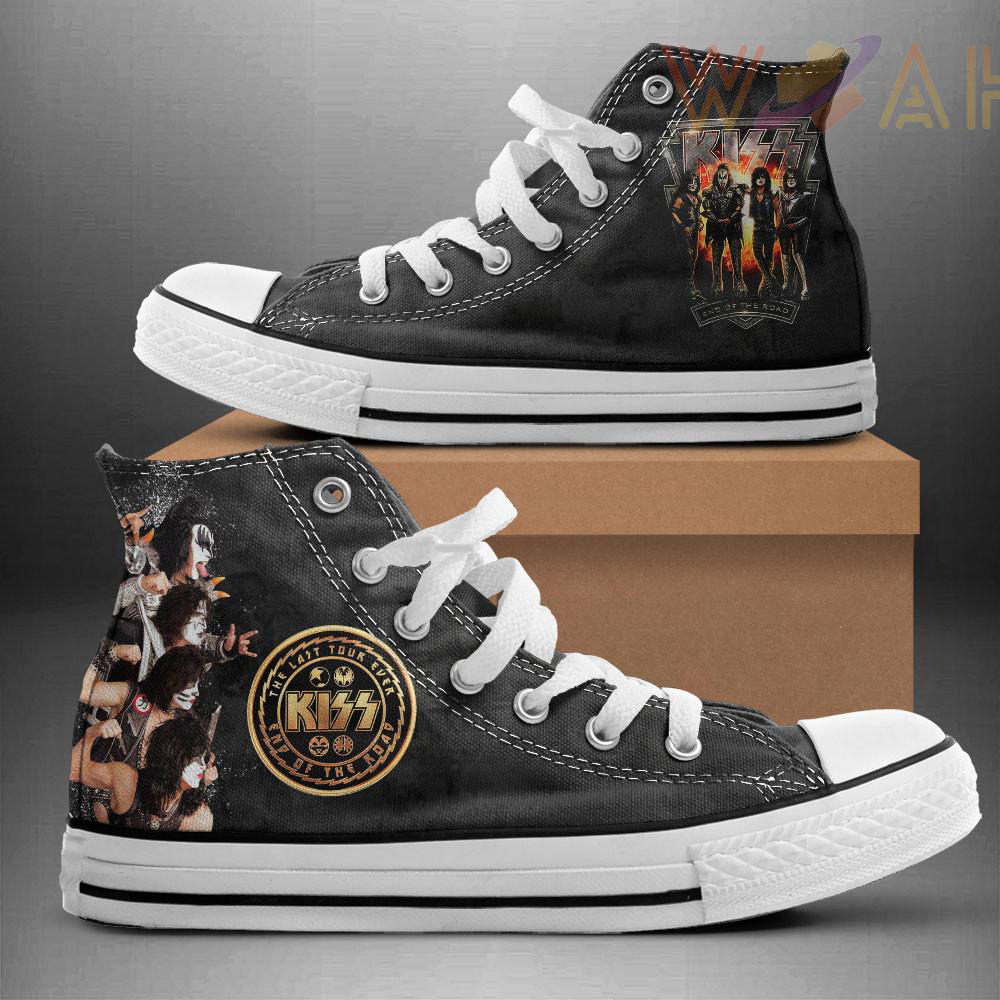 Kiss Band High Top Canvas Shoe WOAHTEE0124XC Design 01