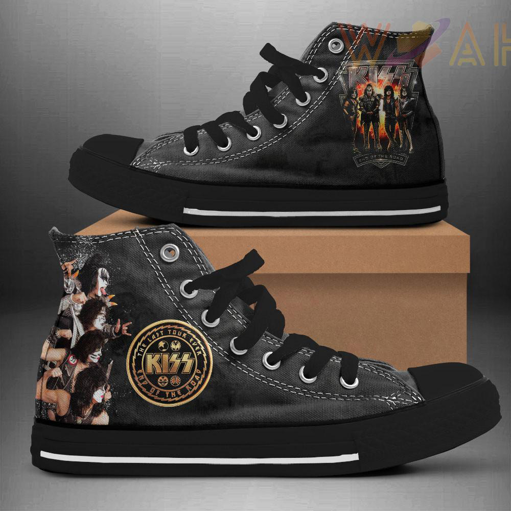 Kiss Band High Top Canvas Shoe WOAHTEE0124XC Design 02