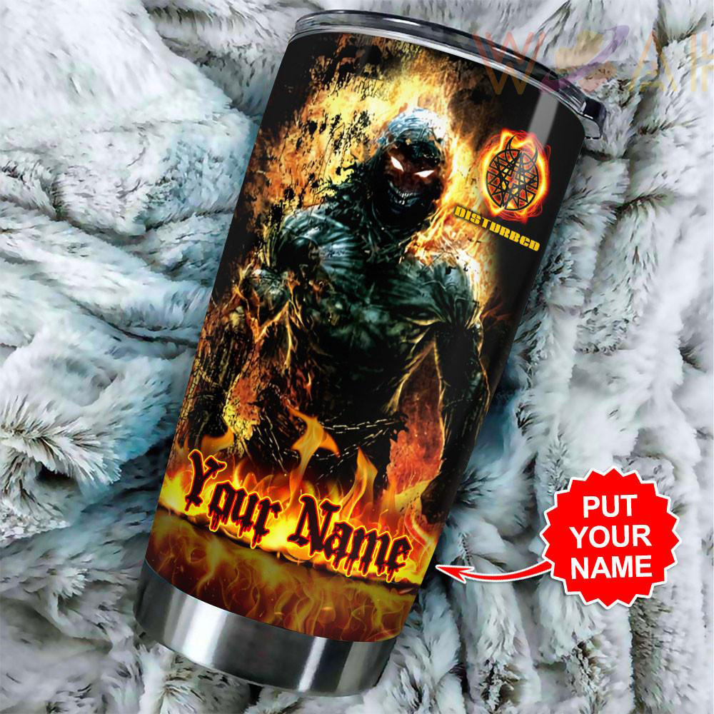Personalized Disturbed Tumbler Cup WOAHTEE0124G