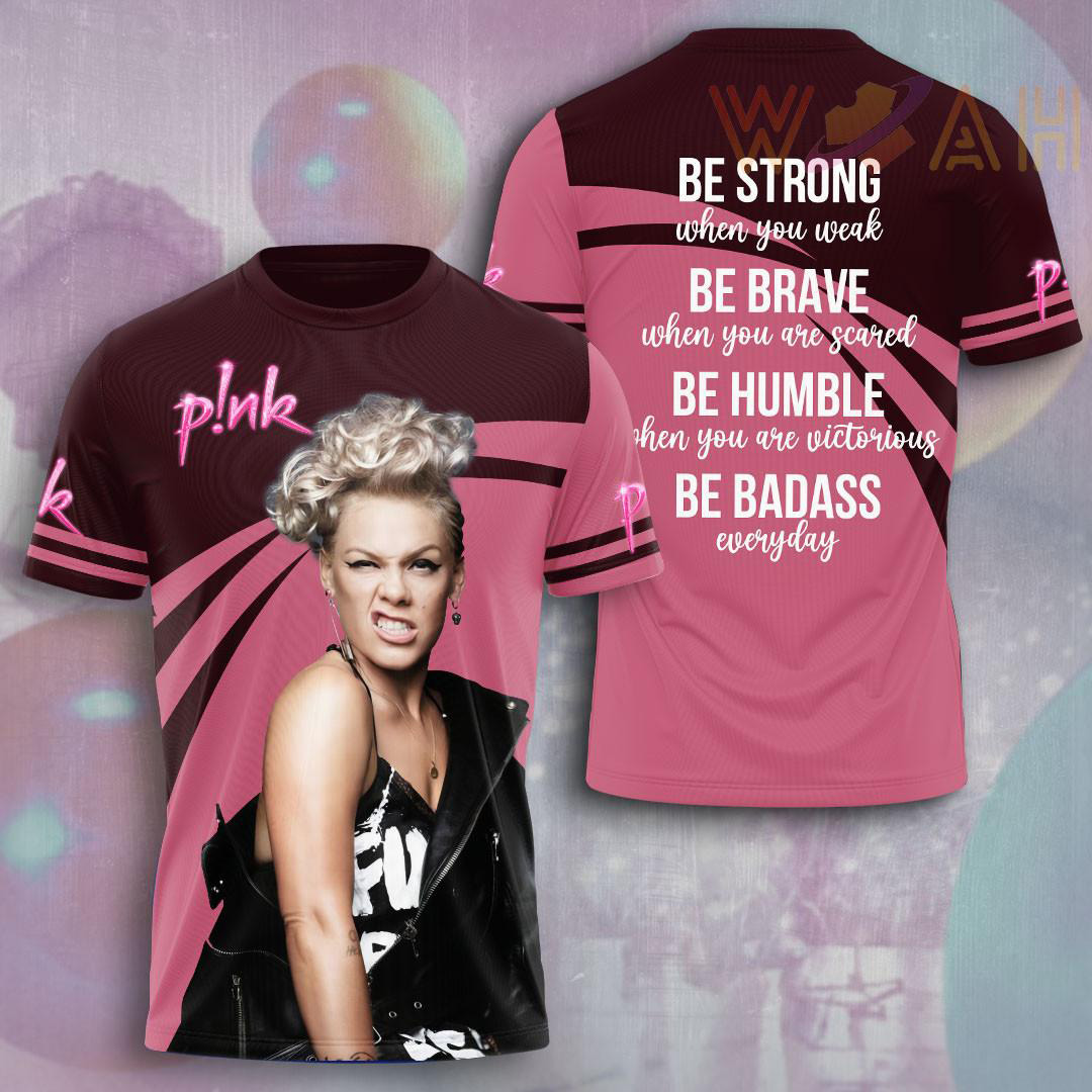 Pink T shirt WOAHTEE0124XF