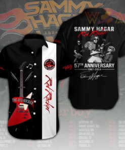 Sammy Hagar short sleeve dress shirts WOAHTEE0124ZV