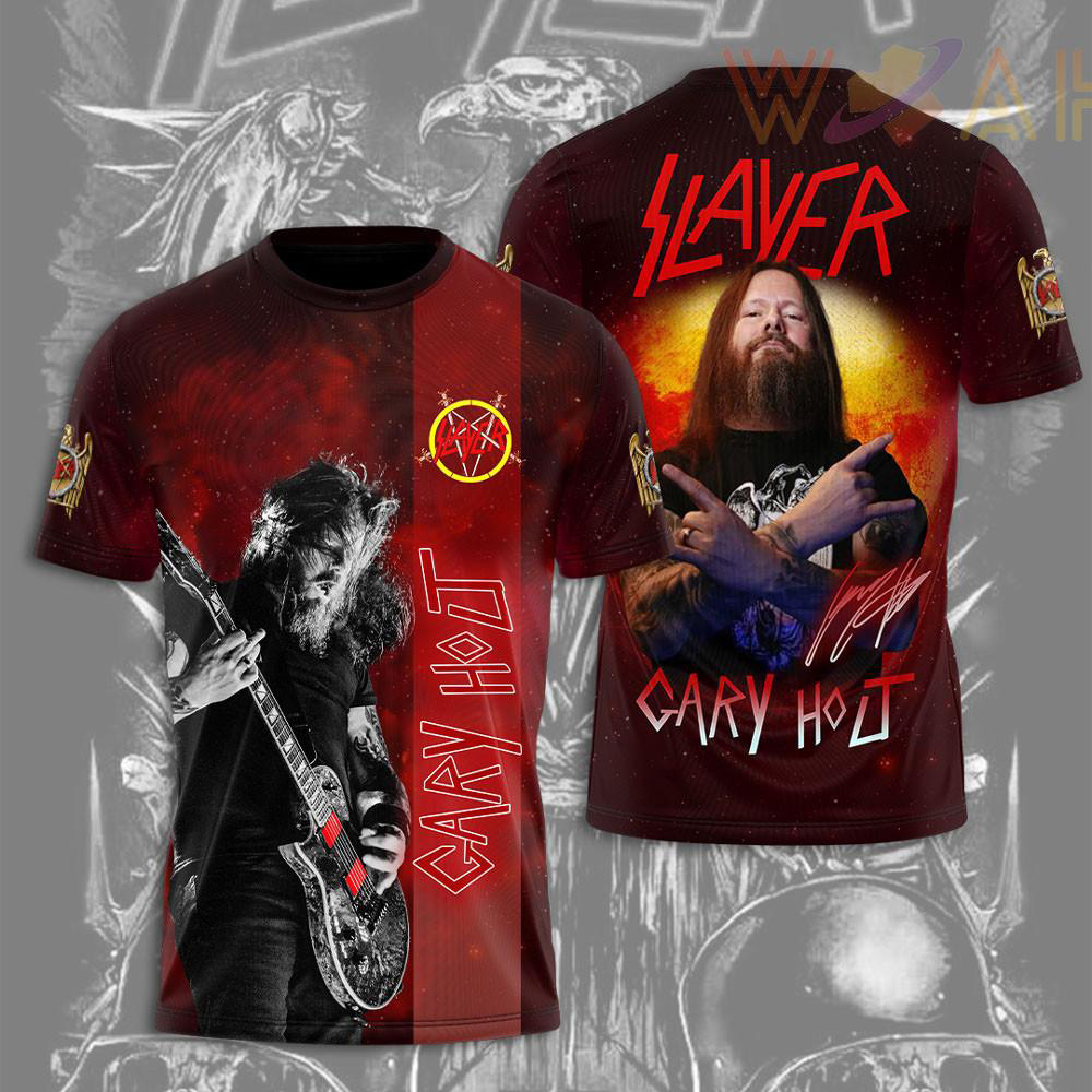 Gary Holt X Slayer T shirt WOAHTEE0524I