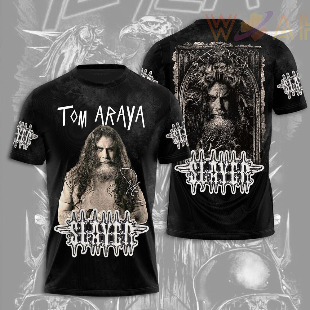 Tom Araya X Slayer T shirt WOAHTEE0524A