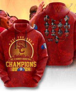 USC Trojans Pac 12 Womens Basketball Hoodie WOAHTEE0524X