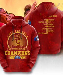 Usc Pac 12 Womens Basketball Hoodie WOAHTEE0524W