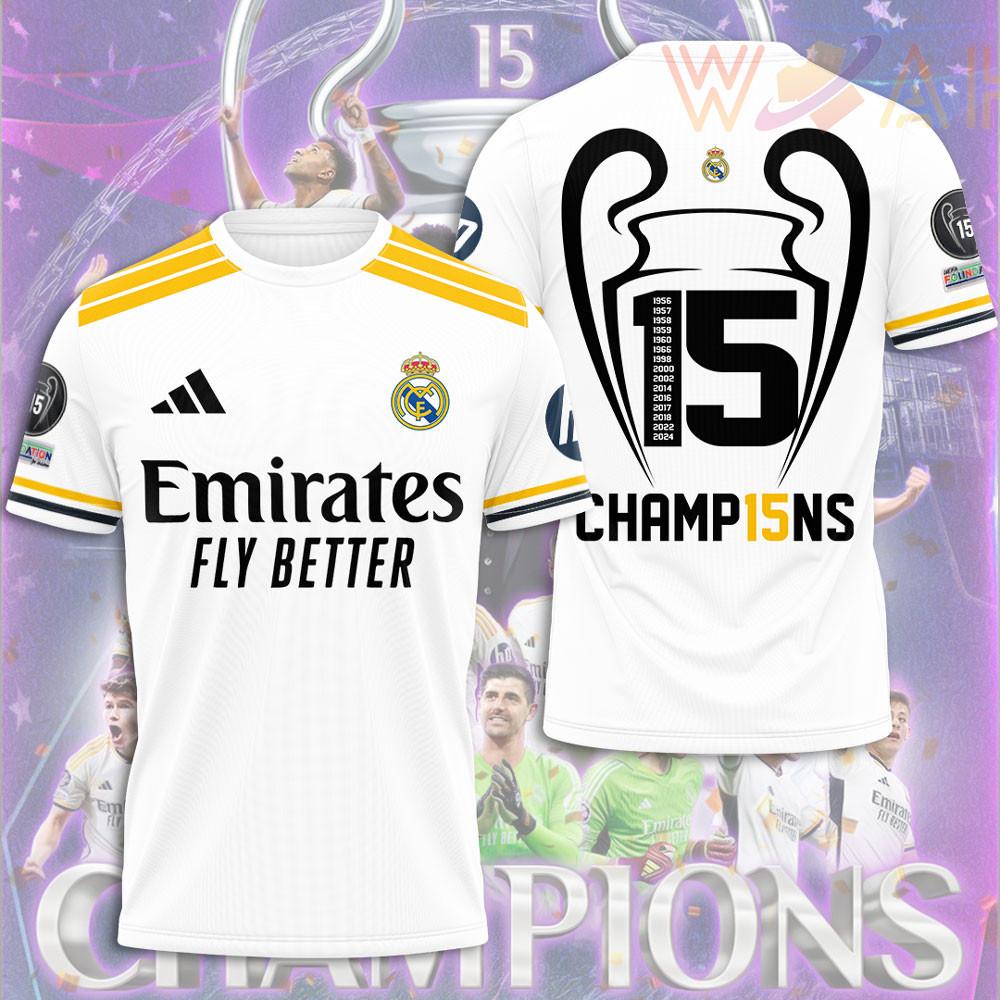 15 Real Madrid T shirt WOAHTEE0624SB