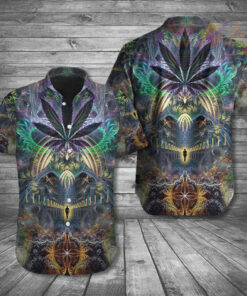 420 Just Hit It Short Sleeve Dress Shirt WOAHTEE0624F
