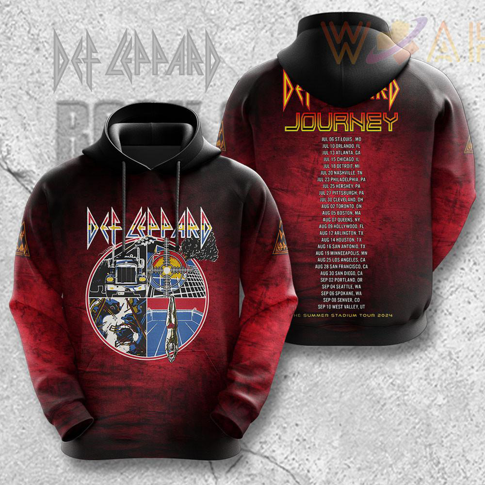 Def Leppard Hoodie WOAHTEE0624ZF