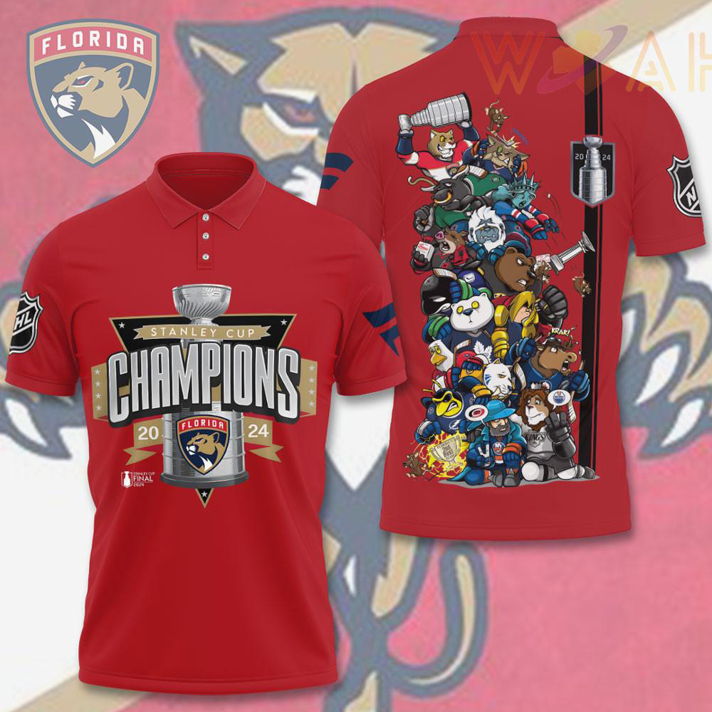 Florida Panthers Polo WOAHTEE0824ZB
