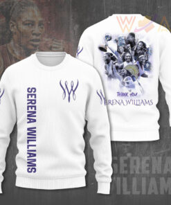 Serena Williams White Sweatshirt WOAHTEE0824S