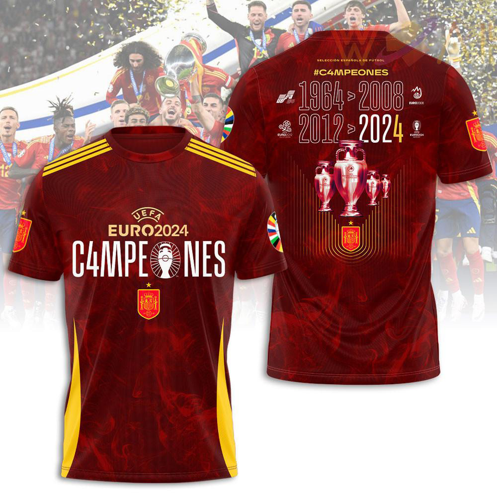 Spain National Football Team T shirt WOAHTEE0824F