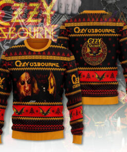 Black Sabbath x Ozzy Osbourne ugly christmas sweater WOAHTEE1024SV