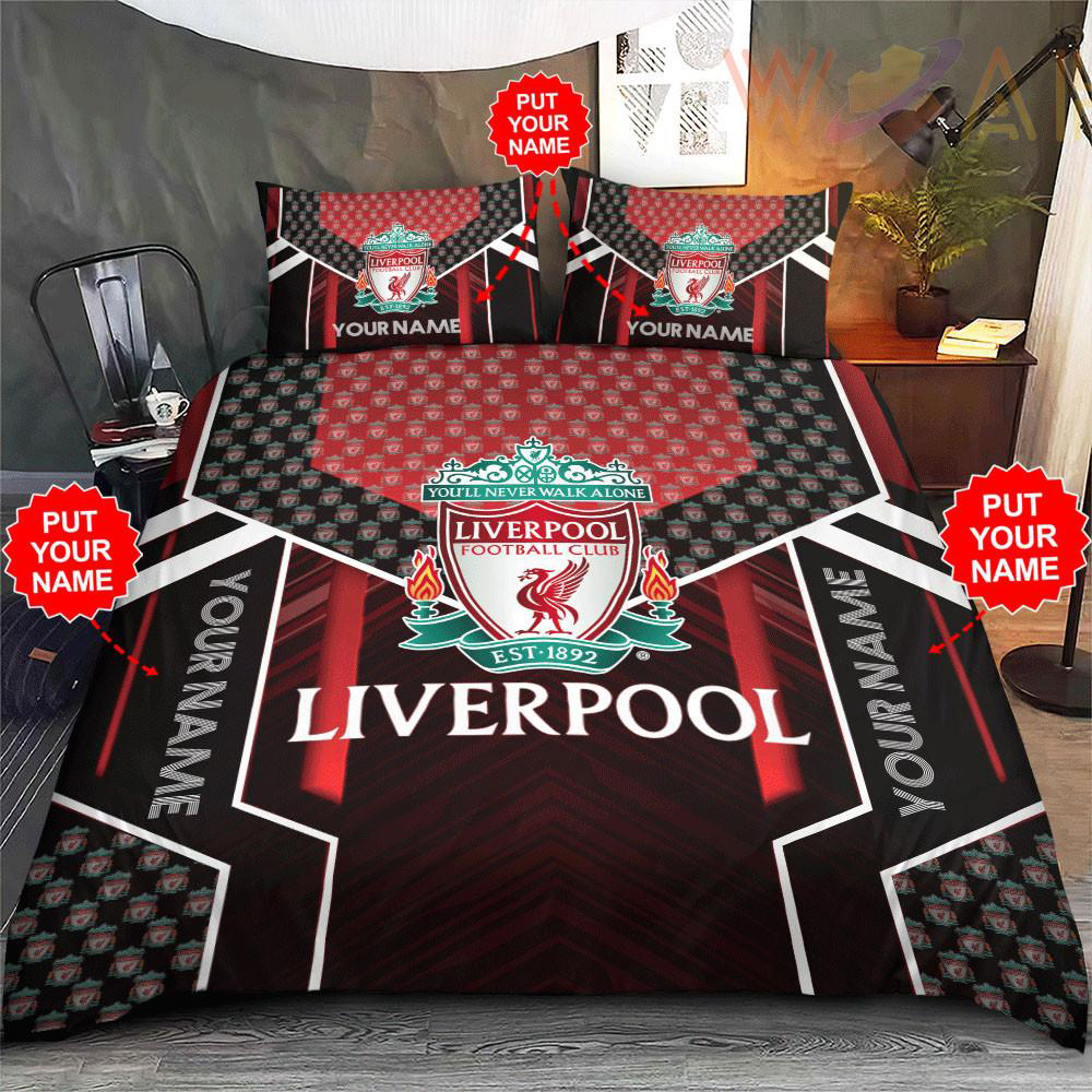 Customized Liverpool bedding set duvet cover pillow shams WOAHTEE1024Y