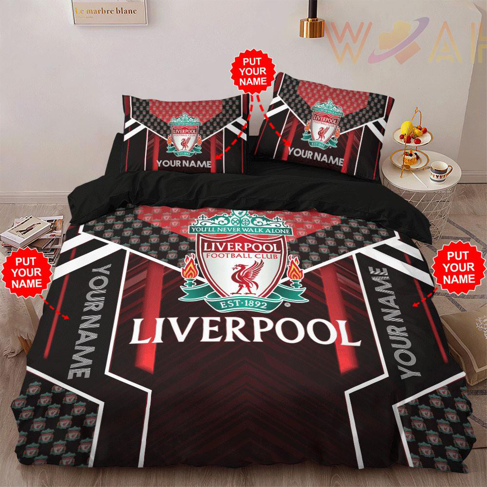 Customized Liverpool bedding set duvet cover pillow shams WOAHTEE1024Y