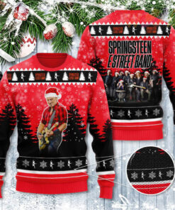 Bruce Springsteen ugly sweater WOAHTEETEE 9