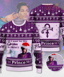Prince ugly christmas sweater WOAHTEE1124F