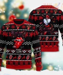 The Rolling Stones ugly christmas sweater WOAHTEE1124C
