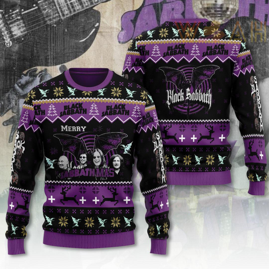 Black Sabbath ugly sweater WOAHTEE 34