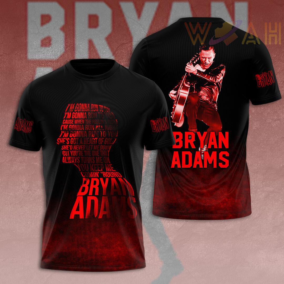 Bryan Adams T shirt WOAHTEE 60