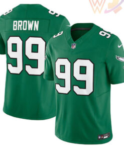 Jerome Brown green jersey WOAHTEE 53