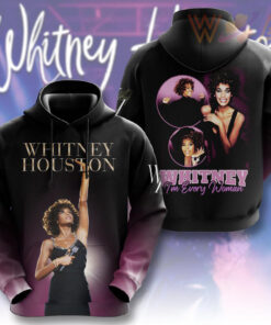 Whitney Houston Hoodie WOAHTEE 41