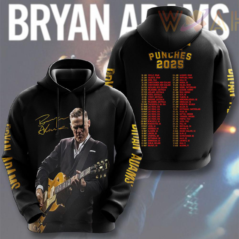 Bryan Adams Hoodie WOAHTEE 82