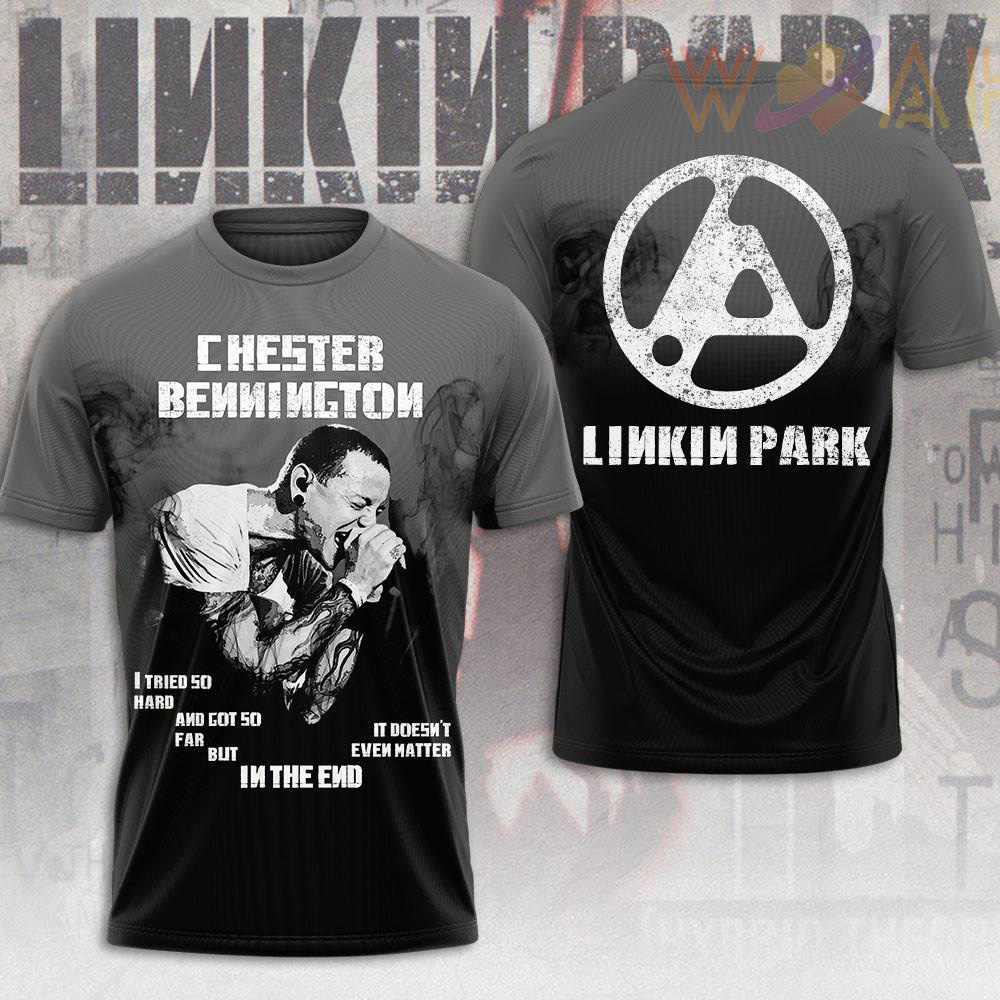Chester Bennington T shirt WOAHTEE 75