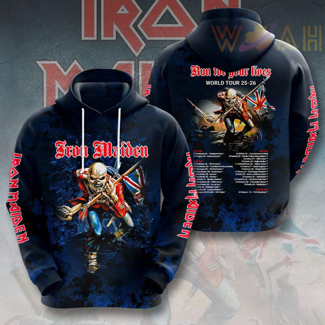 IRMA Band Iron Maiden Hoodie WOAHTEE 110