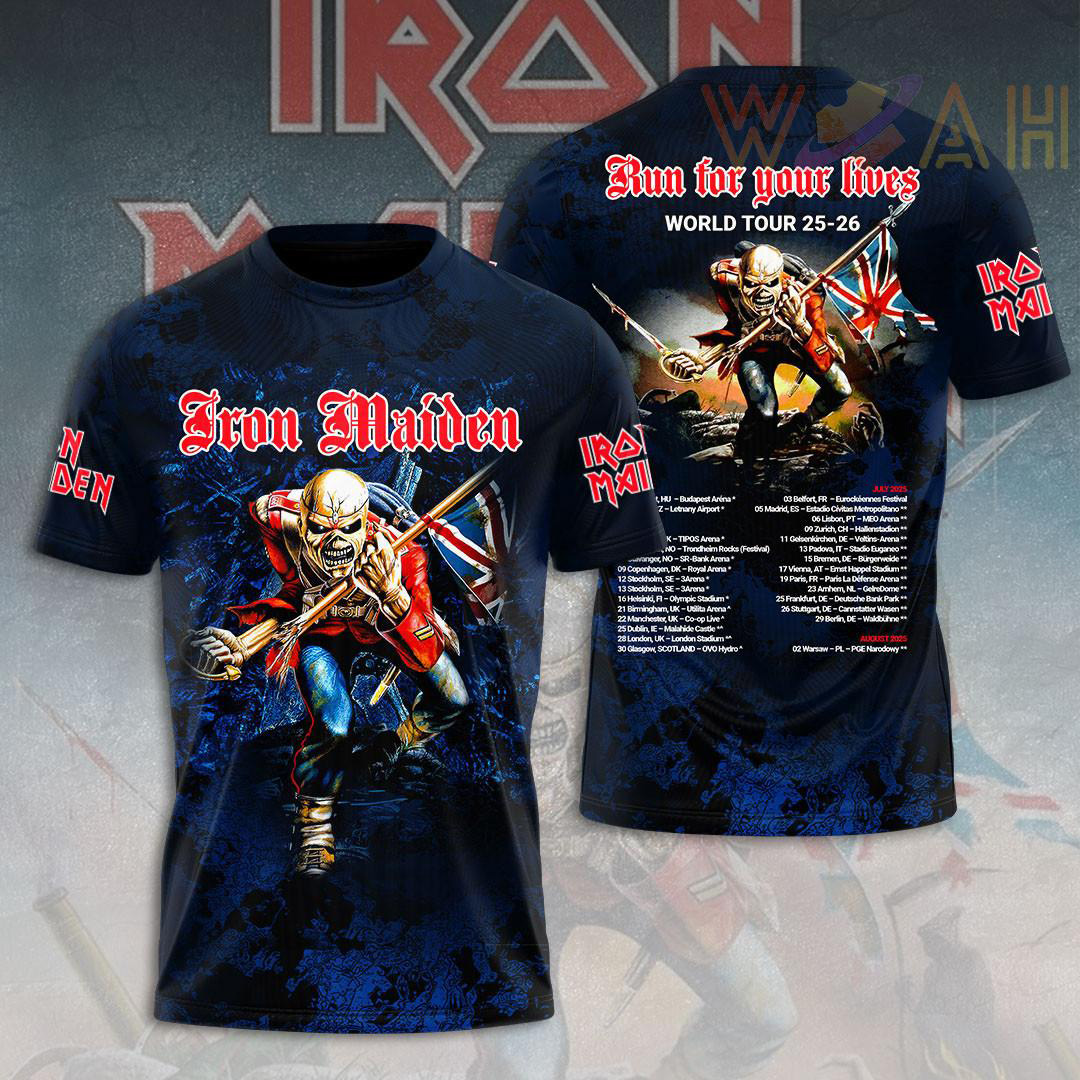 IRMA Band Iron Maiden T shirt WOAHTEE 110
