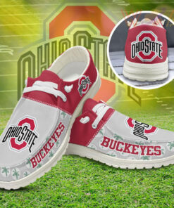 Ohio State Buckeyes Football Dudes Shoes Loafer Shoes