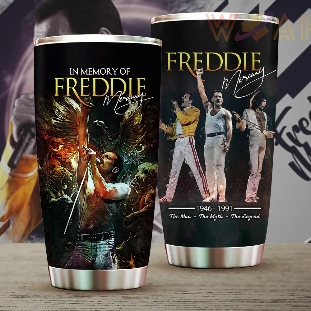 Best sellers Freddie Mercury Tumbler Cup 08