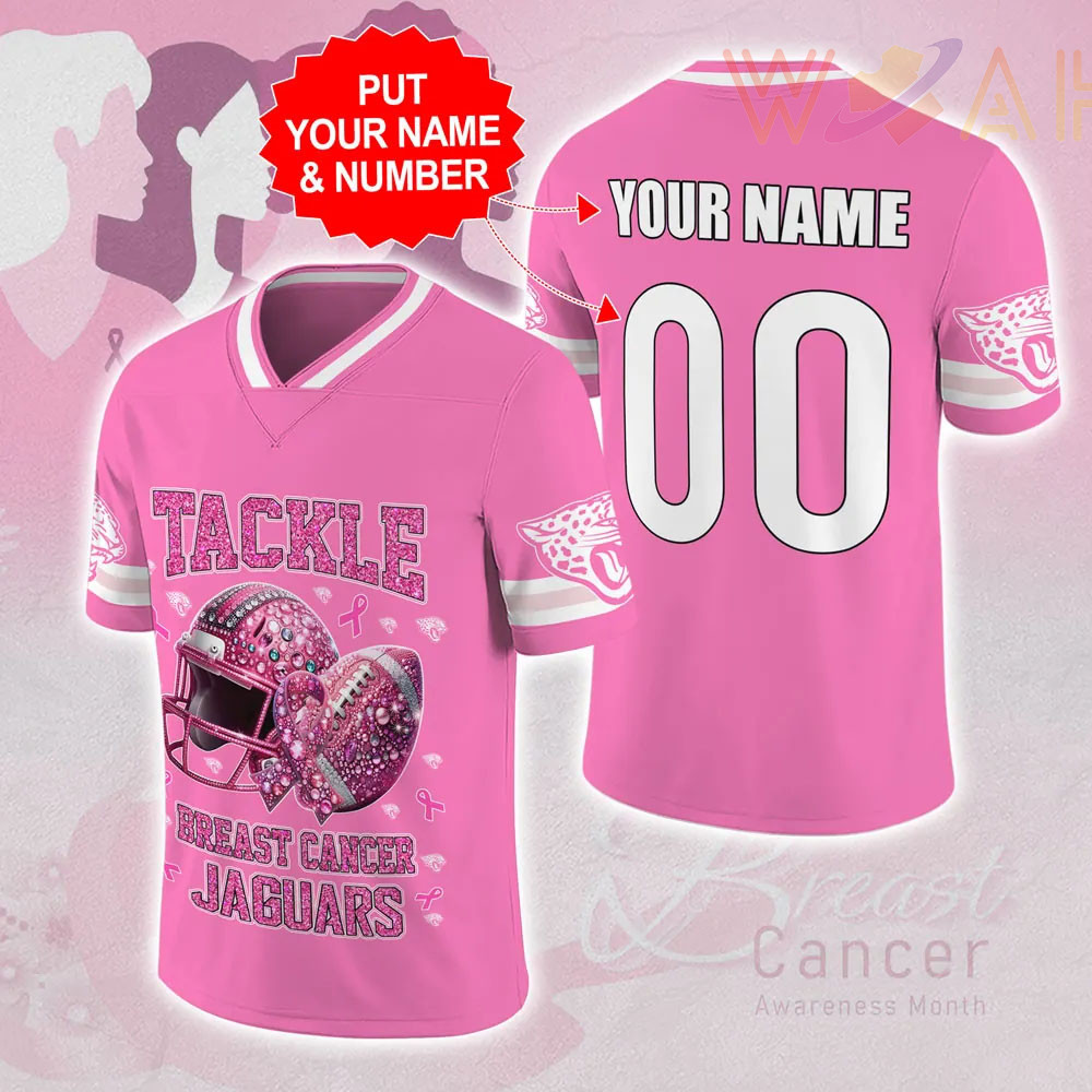 Jacksonville Jaguars x Breast Cancer Awareness Football Jersey