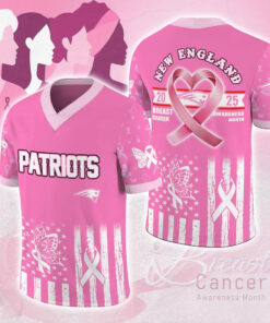 New England Patriots x Breast Cancer Awareness Football Jersey