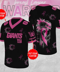 New York Giants x Breast Cancer Awareness Football Jersey