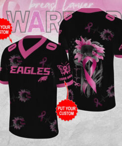 Philadelphia Eagles x Breast Cancer Awareness Football Jersey