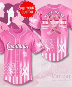 St. Louis Cardinals x Breast Cancer Awareness Baseball Jersey