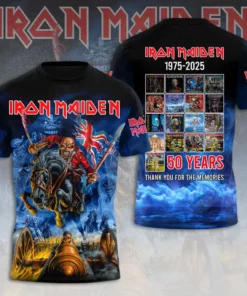 Best sellers Iron Maiden 50th Anniversary T shirt 03