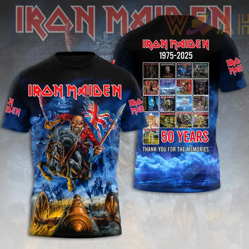 Best sellers Iron Maiden 50th Anniversary T shirt 03