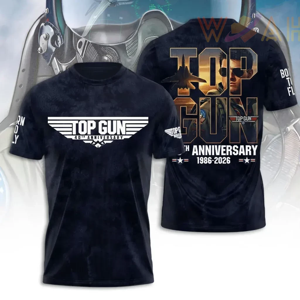 Top Gun 40th Anniversary T Shirt