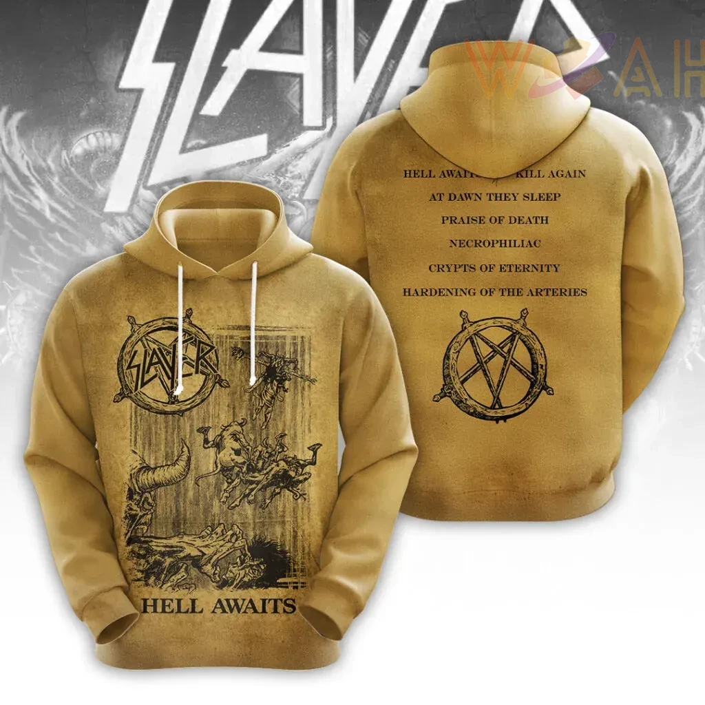 Slayer Hell Awaits Hoodie