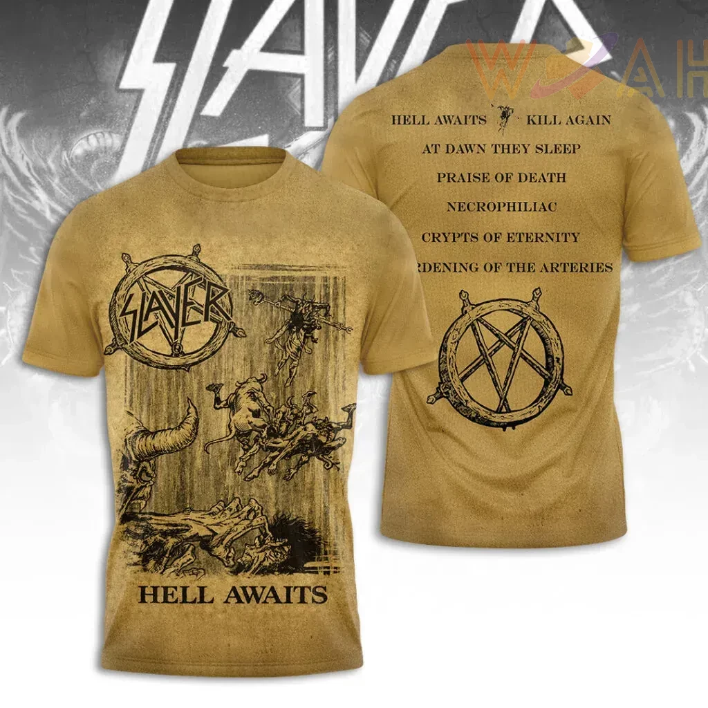 Slayer Hell Awaits T Shirt