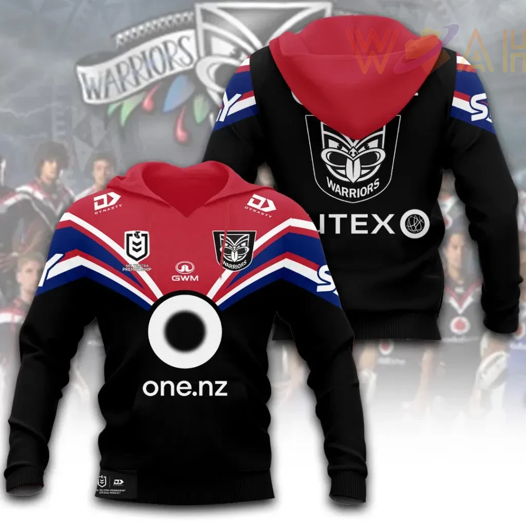 New Zealand Warriors 3D Hoodie