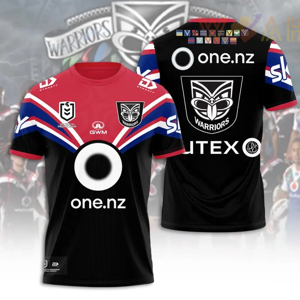 New Zealand Warriors 3D T Shirt