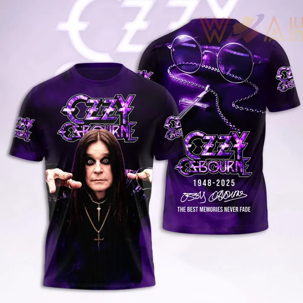 Ozzy Osbourne purple T Shirt